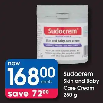 Clicks Sudocrem Skin and Baby Care Cream offer