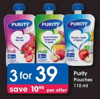 Clicks Purity Pouches offer