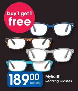 Clicks MyEarth Reading Glasses offer
