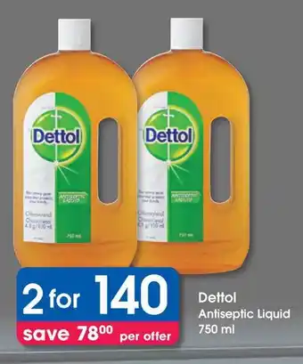 Clicks Dettol Antiseptic Liquid offer