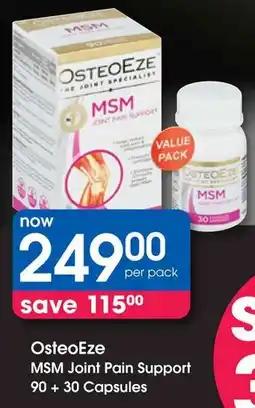 Clicks OsteoEze MSM Joint Pain Support offer