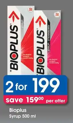 Clicks Bioplus Syrup offer