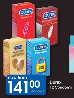 Clicks Durex 12 Condoms offer