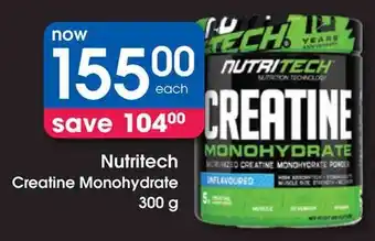 Clicks Nutritech Creatine Monohydrate offer