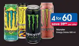 Clicks Monster Energy Drinks offer