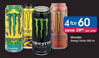 Clicks Monster Energy Drinks offer