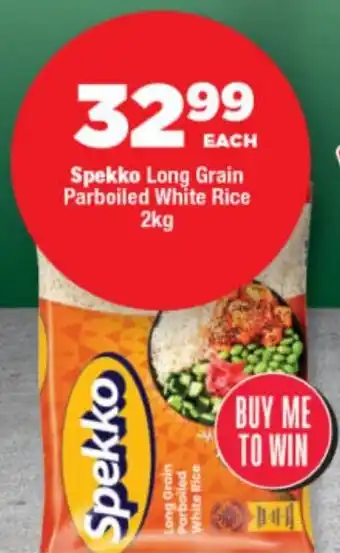 Spekko Long Grain Parboiled White Rice