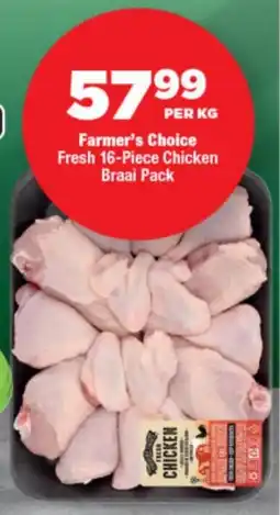 OK Foods Farmer's Choice Fresh Chicken Braai Pack offer