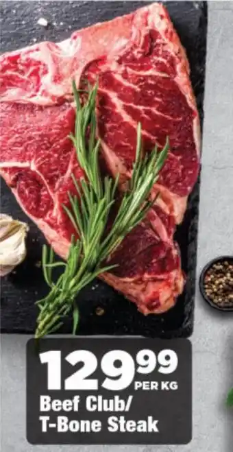 OK Foods Beef Club/ T-Bone Steak offer
