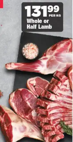 OK Foods Whole or Half Lamb offer