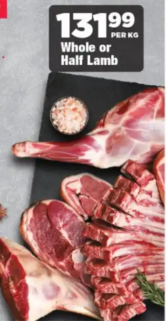 OK Foods Whole or Half Lamb offer