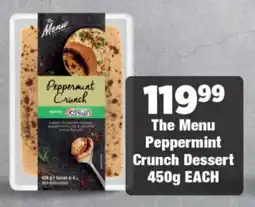 OK Foods The Menu Peppermint Crunch Dessert offer