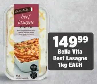 OK Foods Bella Vita Beef Lasagne offer