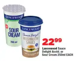 OK Foods Lancewood Sauce Delight Asstd. or Sour Cream offer