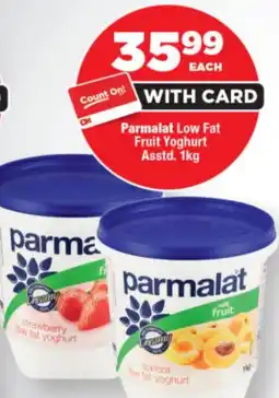 OK Foods Parmalat Low Fat Fruit Yoghurt Asstd. offer