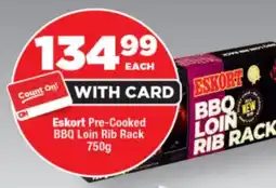 OK Foods Eskort Pre-Cooked BBQ Loin Rib Rack offer