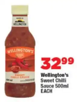 OK Foods Wellington's Sweet Chilli Sauce offer