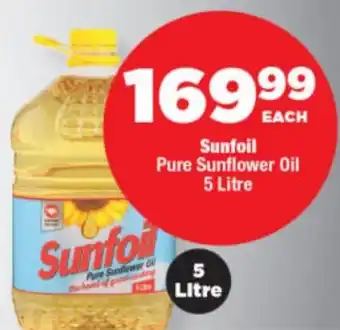 OK Foods Sunfoil Pure Sunflower Oil offer