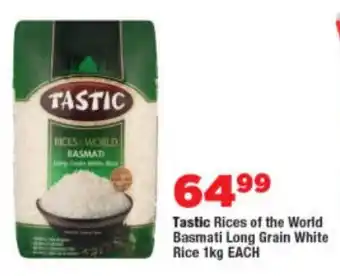OK Foods Tastic Rices of the World Basmati Long Grain White Rice offer