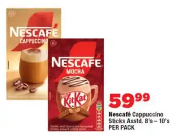 OK Foods Nescafé Cappuccino Sticks Asstd. offer