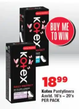 OK Foods Kotex Pantyliners Asstd. offer