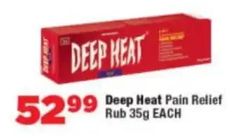 OK Foods Deep Heat Pain Relief Rub offer
