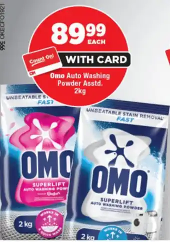 Omo Auto Washing Powder Asstd.