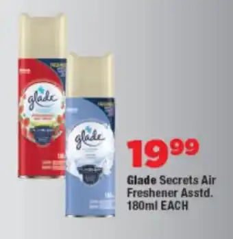 OK Foods Glade Secrets Air Freshener Asstd. offer