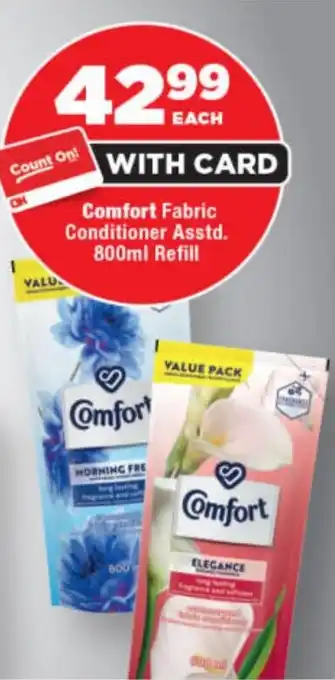 OK Foods Comfort Fabric Conditioner Asstd. Refill offer