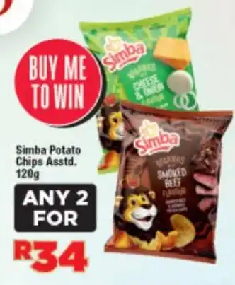OK Foods Simba Potato Chips Asstd. offer