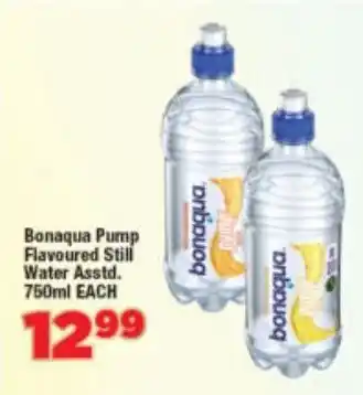 OK Foods Bonaqua Pump Flavoured Still Water Asstd. offer