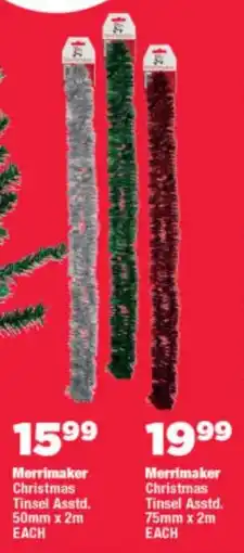 OK Foods Merrimaker Christmas Tinsel Asstd. offer