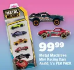 OK Foods Metal Machines Mini Racing Cars Asstd. offer