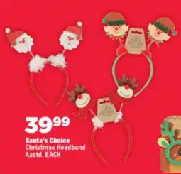 OK Foods Santa's Choice Christmas Headband Asstd. offer