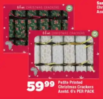 OK Foods Petite Printed Christmas Crackers Asstd. offer