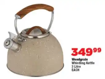 OK Foods Woodgrain Whistling Kettle offer