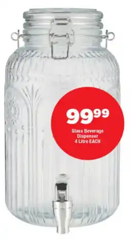 OK Foods Glass Beverage Dispenser offer