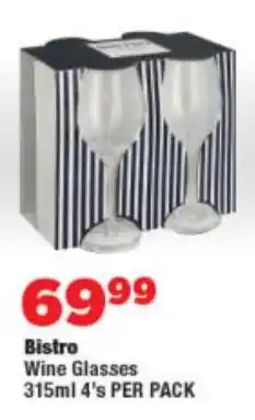 OK Foods Bistro Wine Glasses offer