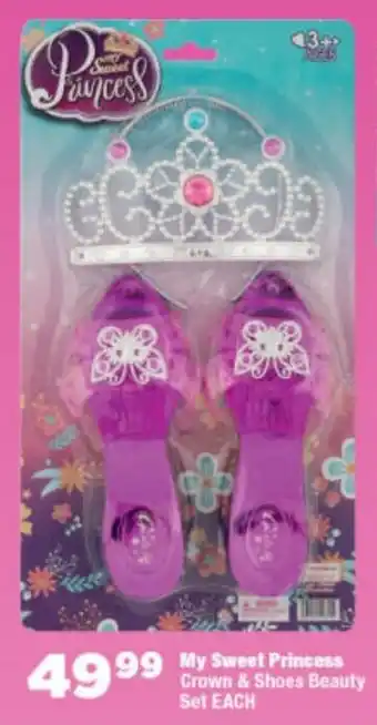 OK Foods My Sweet Princess Crown & Shoes Beauty Set offer