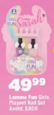 OK Foods Lamma Fun Girls Playset Nail Set Asstd. offer