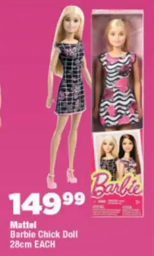 OK Foods Mattel Barbie Chick Doll offer
