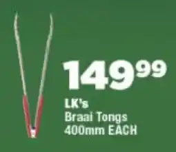 OK Foods LK's Braai Tongs offer