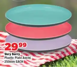 OK Foods Very Berry Plastic Plate Asstd., offer