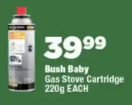 OK Foods Bush Baby Gas Stove Cartridge offer