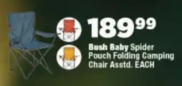 OK Foods Bush Baby Spider Pouch Folding Camping Chair Asstd. offer