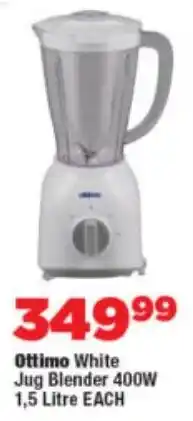 OK Foods Ottimo White Jug Blender 400W offer