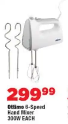 OK Foods Ottimo 6-Speed Hand Mixer 300W offer