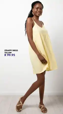 Ackermans Strappy dress yellow offer