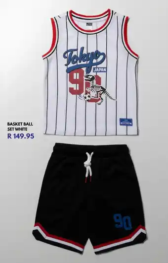 Ackermans Basket ball set white offer