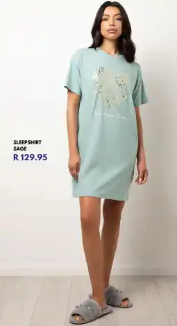 Ackermans Sleepshirt sage offer